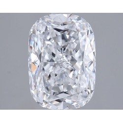 Diament laboratoryjny bezbarwny szlif poduszkowy brylantowy, 2.07ct, VVS2, D, GIA 7536447835