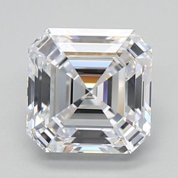 Diament laboratoryjny bezbarwny asscher, 2.07ct, VVS1, D, IGI LG729572716