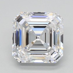 Diament laboratoryjny bezbarwny asscher, 2.06ct, VVS1, D, IGI LG729572684