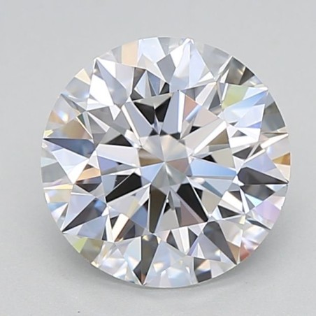 Diament laboratoryjny bezbarwny szlif okrągły, 2.22ct, VVS1, D, GIA 2536447266