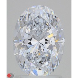 Diament laboratoryjny bezbarwny szlif owalny, 2.03ct, IF, E, IGI LG733591961