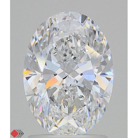 Diament laboratoryjny bezbarwny szlif owalny, 2.06ct, VVS1, D, IGI LG741554322
