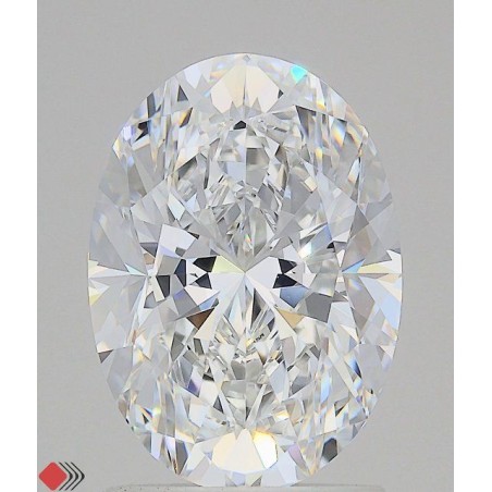 Diament laboratoryjny bezbarwny szlif owalny, 2.04ct, VVS1, D, IGI LG734543979
