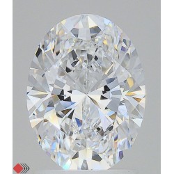 Diament laboratoryjny bezbarwny szlif owalny, 2.04ct, VVS1, D, IGI LG737541542