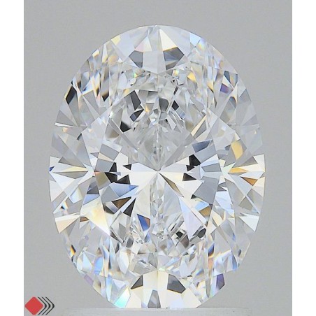Diament laboratoryjny bezbarwny szlif owalny, 2.04ct, VVS1, D, IGI LG737541542