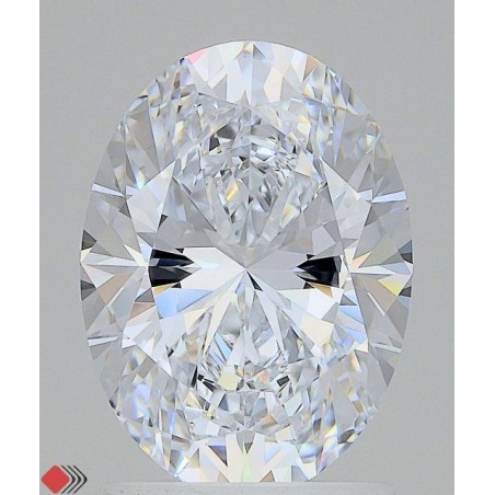 Diament laboratoryjny bezbarwny szlif owalny, 2.03ct, VVS1, E, IGI LG735572595