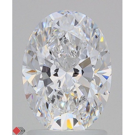Diament laboratoryjny bezbarwny szlif owalny, 2.05ct, IF, D, IGI LG733591959