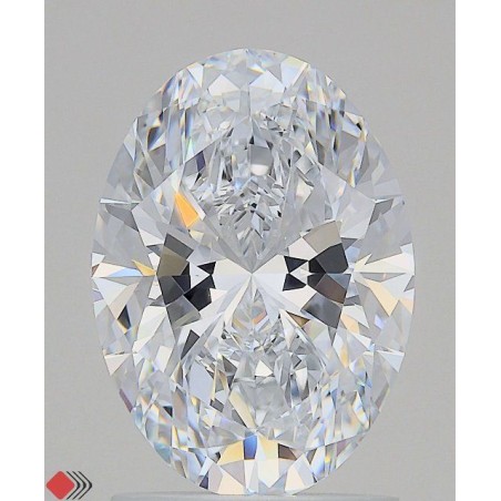Diament laboratoryjny bezbarwny szlif owalny, 2.02ct, VVS1, D, IGI LG733591942