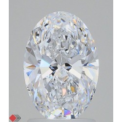 Diament laboratoryjny bezbarwny szlif owalny, 2.07ct, VVS1, D, IGI LG735572598