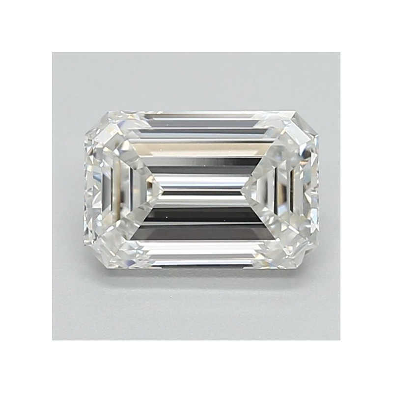 Diament laboratoryjny bezbarwny szlif szmaragdowy, 1.11ct, VVS1, F, IGI LG717548791