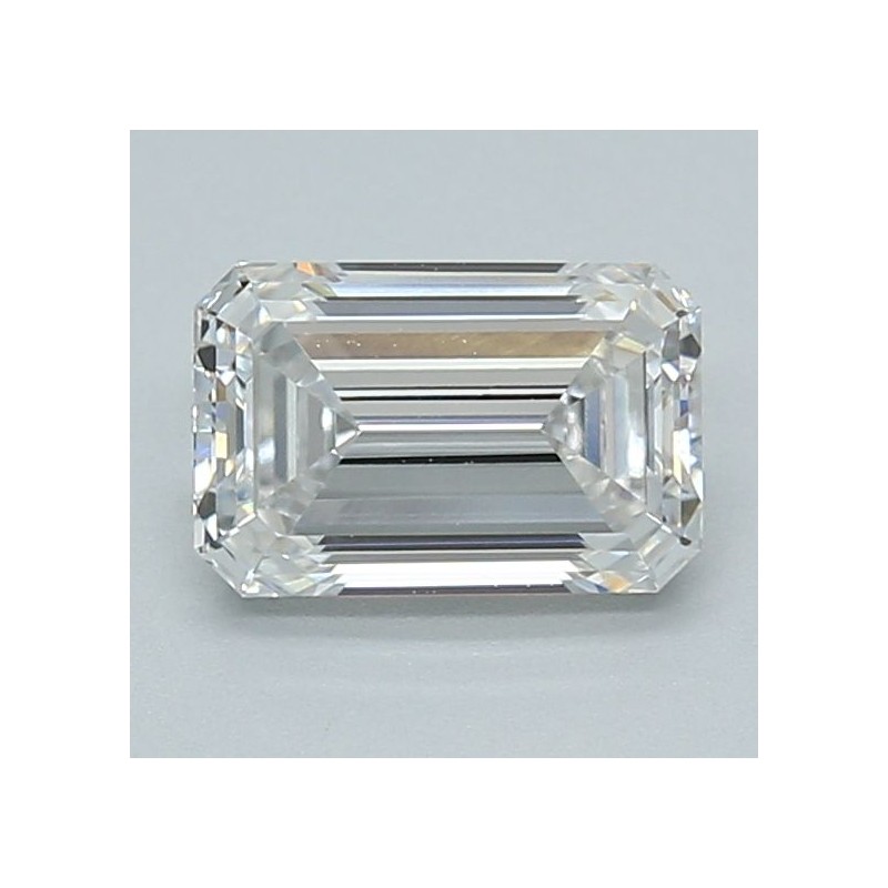 Diament laboratoryjny bezbarwny szlif szmaragdowy, 1.05ct, IF, E, IGI LG705549433