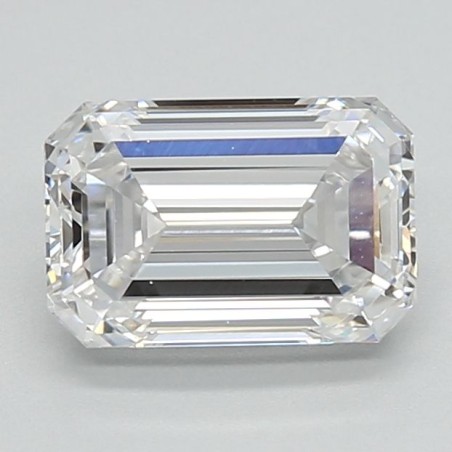 Diament laboratoryjny bezbarwny szlif szmaragdowy, 1.44ct, VVS2, D, IGI LG713596732