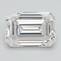 Diament laboratoryjny bezbarwny szlif szmaragdowy, 1.4ct, VVS2, D, IGI LG717510089