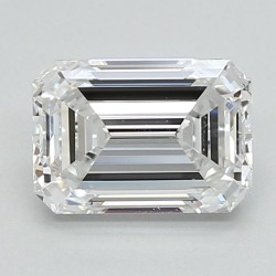 Diament laboratoryjny bezbarwny szlif szmaragdowy, 1.46ct, VVS2, D, IGI LG713538970