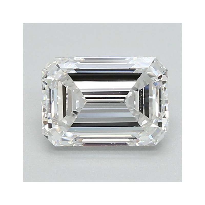 Diament laboratoryjny bezbarwny szlif szmaragdowy, 1.46ct, VVS2, D, IGI LG713538970