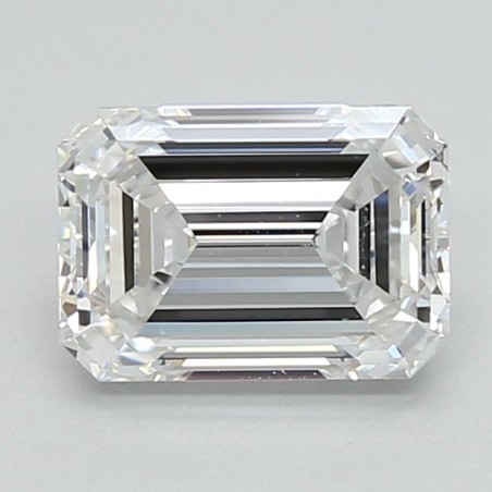 Diament laboratoryjny bezbarwny szlif szmaragdowy, 1.46ct, VVS2, D, IGI LG713538970