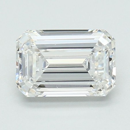 Diament laboratoryjny bezbarwny szlif szmaragdowy, 1.06ct, IF, E, IGI LG701504131