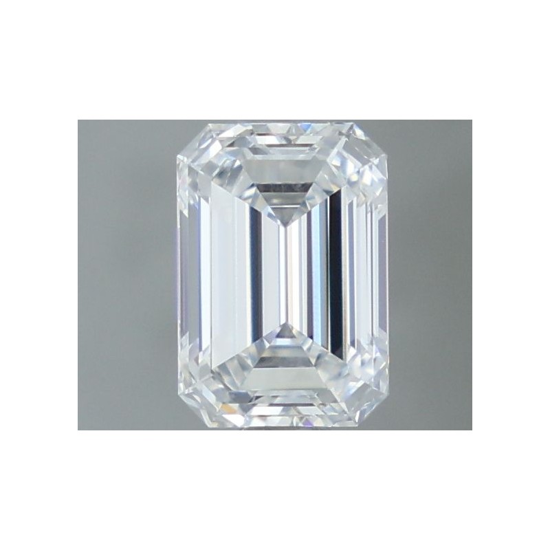 Diament laboratoryjny bezbarwny szlif szmaragdowy, 1.05ct, IF, D, IGI LG717592896