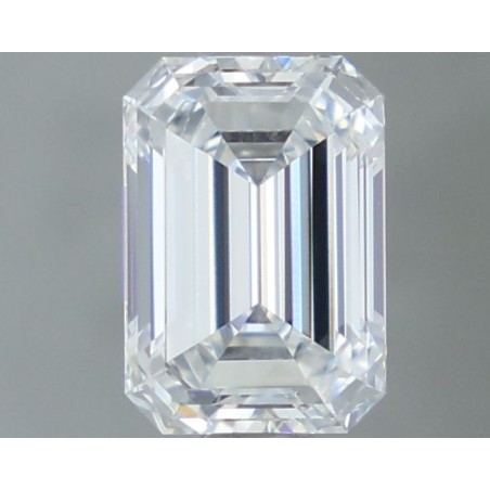 Diament laboratoryjny bezbarwny szlif szmaragdowy, 1.05ct, IF, D, IGI LG717592896