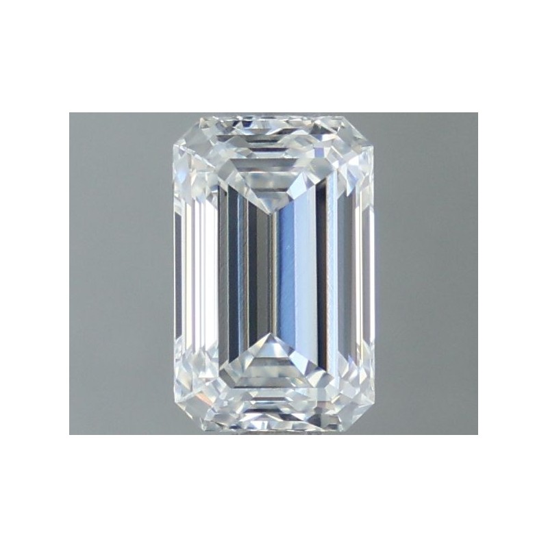 Diament laboratoryjny bezbarwny szlif szmaragdowy, 1.05ct, IF, D, IGI LG718509112
