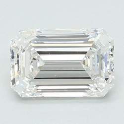 Diament laboratoryjny bezbarwny szlif szmaragdowy, 1.06ct, VVS1, D, IGI LG700587890