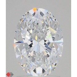 Diament laboratoryjny bezbarwny szlif owalny, 2.04ct, VVS1, D, IGI LG735531402
