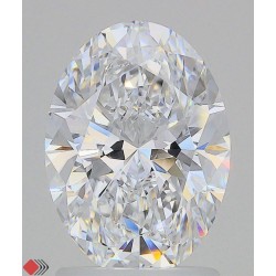 Diament laboratoryjny bezbarwny szlif owalny, 2.07ct, VVS1, D, IGI LG731543534
