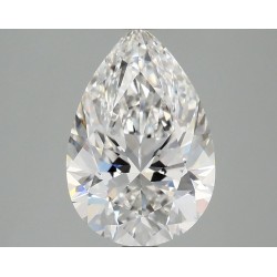 Diament laboratoryjny bezbarwny szlif gruszkowy, 2.58ct, VVS2, E, IGI LG734515119
