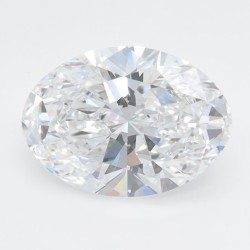 Diament laboratoryjny bezbarwny szlif owalny, 2.04ct, VVS2, D, GIA 2506547170