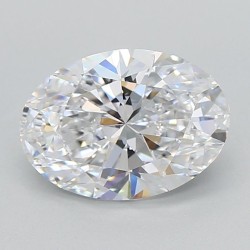 Diament laboratoryjny bezbarwny szlif owalny, 2.04ct, VVS1, D, IGI LG729573469