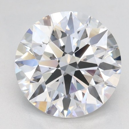 Diament laboratoryjny bezbarwny szlif okrągły, 2.34ct, VVS1, D, GIA 2507186631