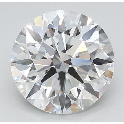 Diament laboratoryjny bezbarwny szlif okrągły, 2.89ct, IF, D, IGI LG698556627