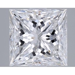 Diament laboratoryjny bezbarwny szlif princess, 2.06ct, VVS1, F, IGI LG722562551