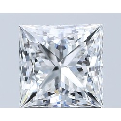 Diament laboratoryjny bezbarwny szlif princess, 1.53ct, VVS2, D, IGI 627409145