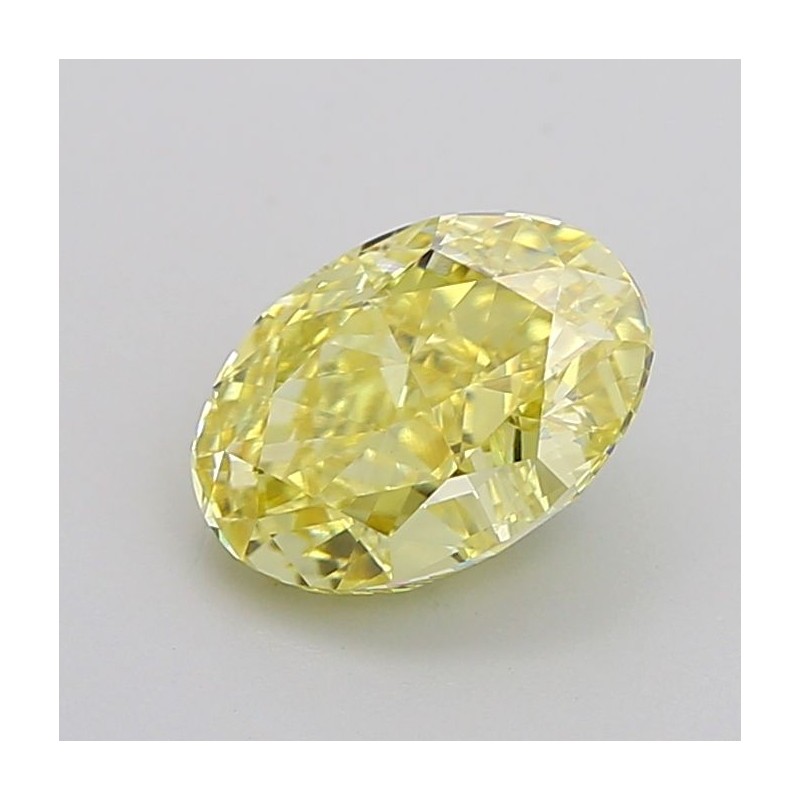 Diament laboratoryjny o barwie fantazyjnej szlif owalny, 2.05ct, VVS2, Fancy Intense Yellow, IGI LG722519439
