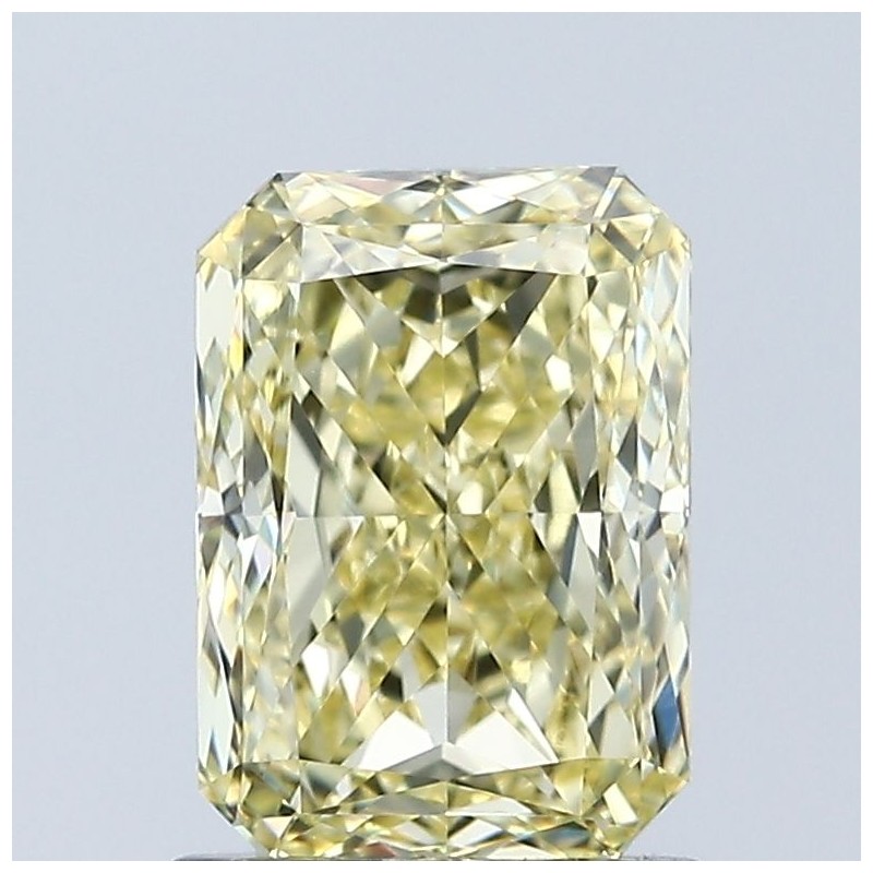 Diament laboratoryjny o barwie fantazyjnej radiant, Yellow Fancy_Intense, 1.56ct, VVS1, Fancy Intense Yellow, IGI LG673404424