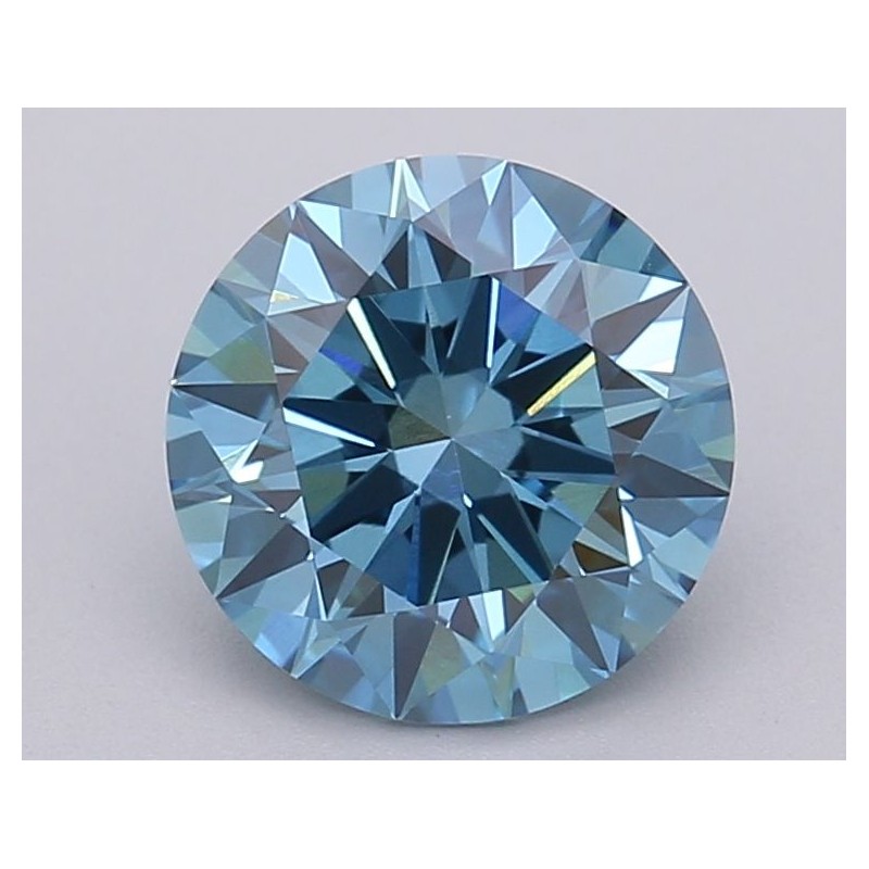Diament laboratoryjny o barwie fantazyjnej szlif okrągły, Blue Fancy_Vivid, 1.5ct, VVS2, Fancy Vivid Blue, IGI LG611390174