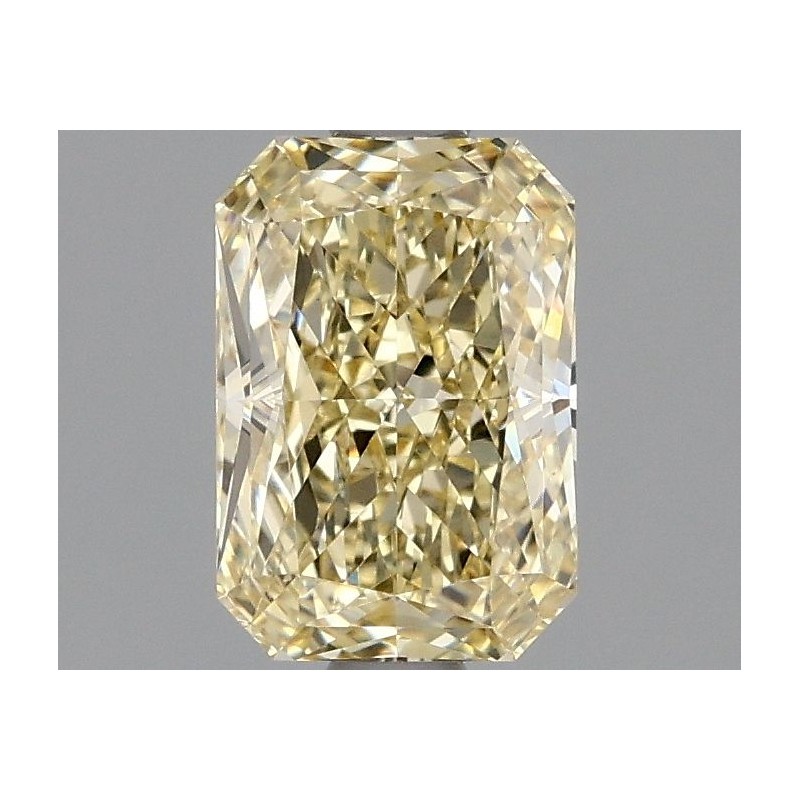 Diament laboratoryjny o barwie fantazyjnej radiant, Yellow Fancy_Intense, 1.45ct, VVS2, Fancy Intense Yellow, IGI LG647478038