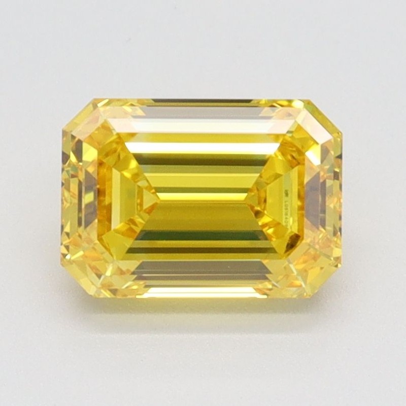 Diament laboratoryjny o barwie fantazyjnej szlif szmaragdowy, Yellow Fancy_Vivid, 1.5ct, IF, Fancy Vivid Yellow, IGI LG616409641 Diament laboratoryjny o barwie fantazyjnej szlif szmaragdowy, Yellow Fancy_Vivid, 1.5ct, IF, Fancy Vivid Yellow, IGI LG616409641