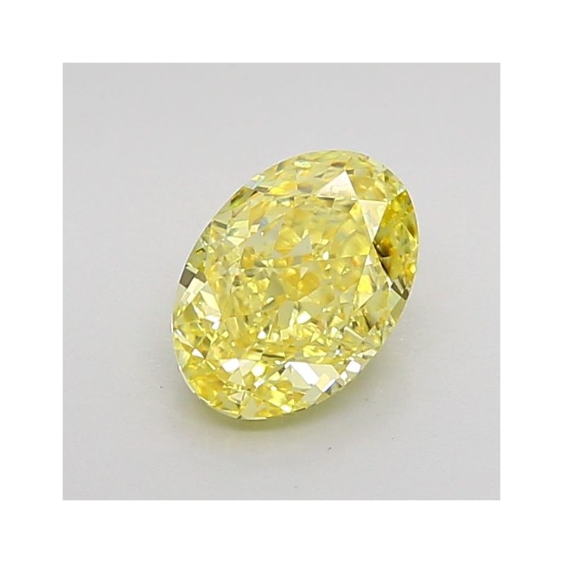 Diament laboratoryjny o barwie fantazyjnej szlif owalny, 1.05ct, VVS2, Fancy Intense Yellow, IGI LG733503872