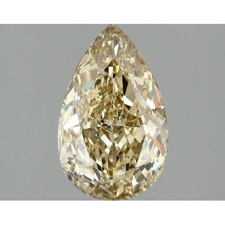 Diament laboratoryjny o barwie fantazyjnej szlif gruszkowy, 1.55ct, VVS2, Fancy Intense Yellow, IGI LG670432824