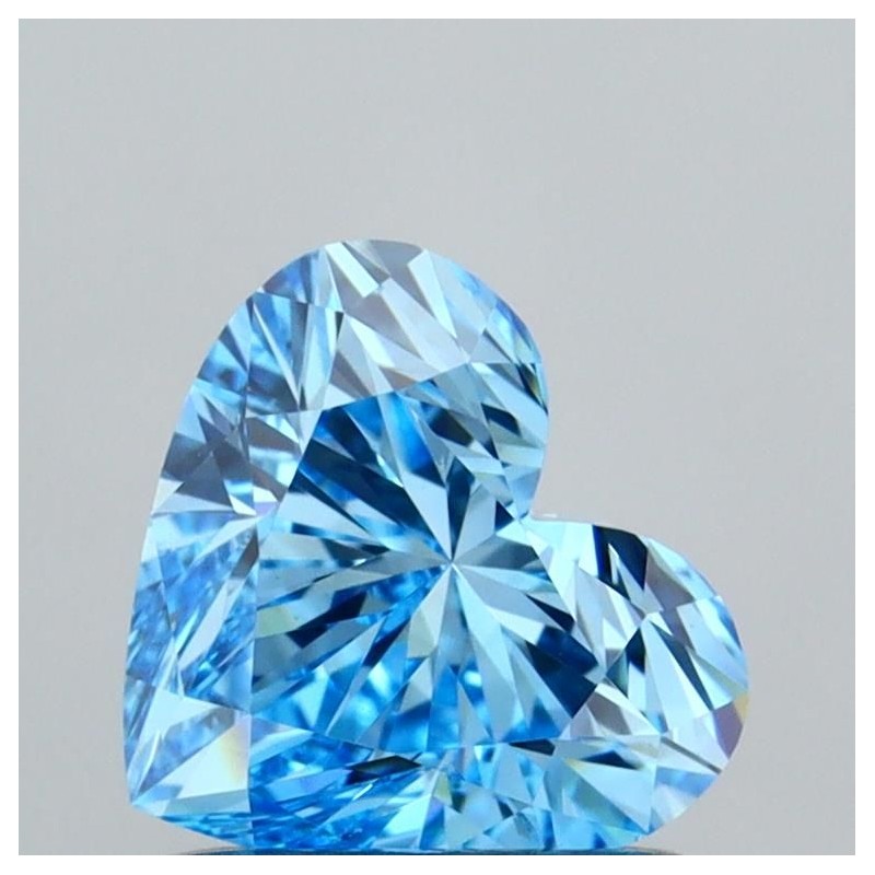 Diament laboratoryjny o barwie fantazyjnej serce, Blue Fancy_Vivid, 1.01ct, VVS2, Fancy Vivid Blue, IGI LG707542486
