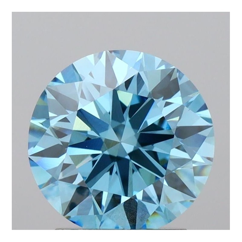 Diament laboratoryjny o barwie fantazyjnej szlif okrągły, Blue Fancy_Vivid, 2.26ct, VVS2, Fancy Vivid Blue, IGI LG712580925