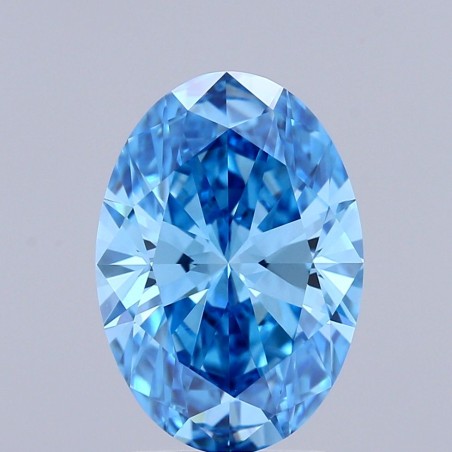 Diament laboratoryjny o barwie fantazyjnej szlif owalny, Blue Fancy_Vivid, 2.17ct, VVS2, Fancy Vivid Blue, IGI LG711525997