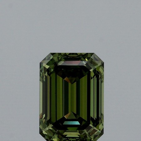 Diament laboratoryjny o barwie fantazyjnej szlif szmaragdowy, 2.08ct, VVS2, Fancy Vivid Green, IGI LG710557297