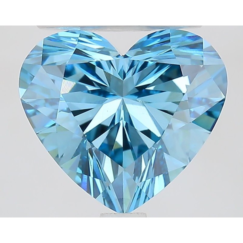 Diament laboratoryjny o barwie fantazyjnej serce, Blue Fancy_Vivid, 2.73ct, VVS2, Fancy Vivid Blue, IGI LG735559550