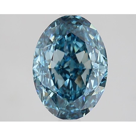 Diament laboratoryjny o barwie fantazyjnej szlif owalny, Blue Fancy_Vivid, 2.8ct, VVS2, Fancy Vivid Blue, IGI LG657423117