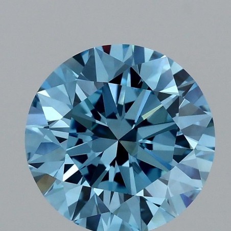 Diament laboratoryjny o barwie fantazyjnej szlif okrągły, Blue Fancy_Vivid, 2.03ct, VVS2, Fancy Vivid Blue, IGI LG707526373