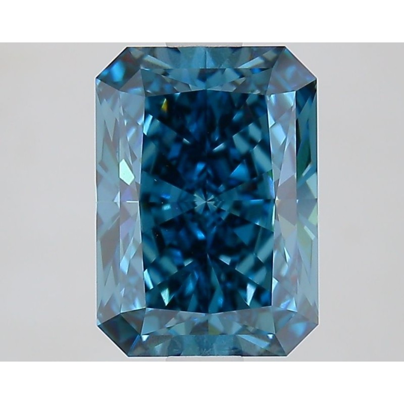 Diament laboratoryjny o barwie fantazyjnej radiant, Blue Fancy_Vivid, 2.1ct, VVS2, Fancy Vivid Blue, IGI LG723539384