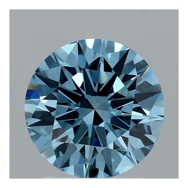 Diament laboratoryjny o barwie fantazyjnej szlif okrągły, Blue Fancy_Vivid, 1.96ct, VVS2, Fancy Vivid Blue, IGI LG707526343